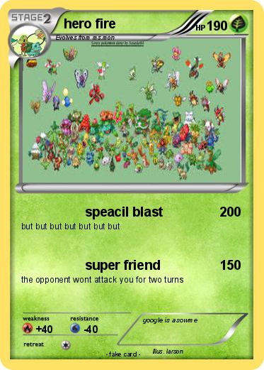Pokemon hero fire
