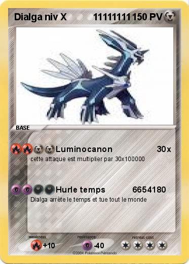 Pokemon Dialga niv X          11111111