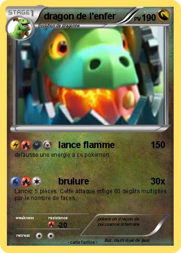 Pokemon dragon de l'enfer