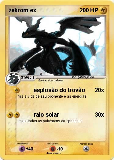Pokemon zekrom ex
