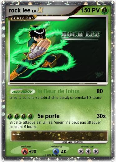 Pokemon rock lee