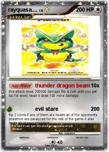 Pokemon rayquasa....