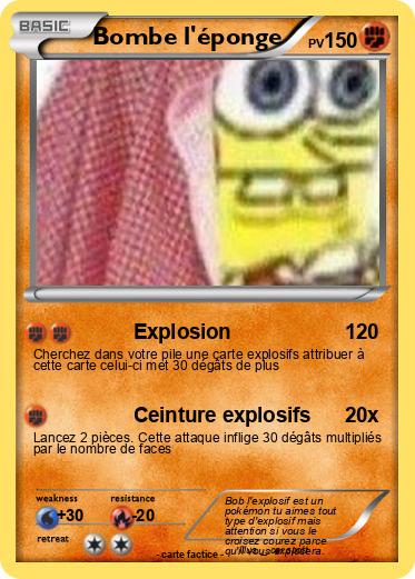 Pokemon Bombe l'éponge