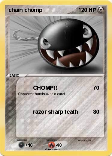 Pokemon chain chomp
