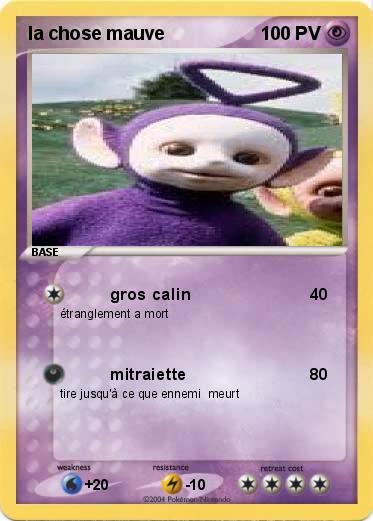 Pokemon la chose mauve