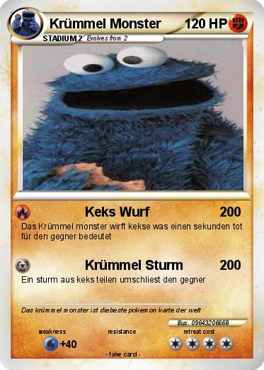 Pokemon Krümmel Monster