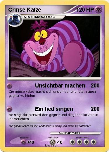 Pokemon Grinse Katze