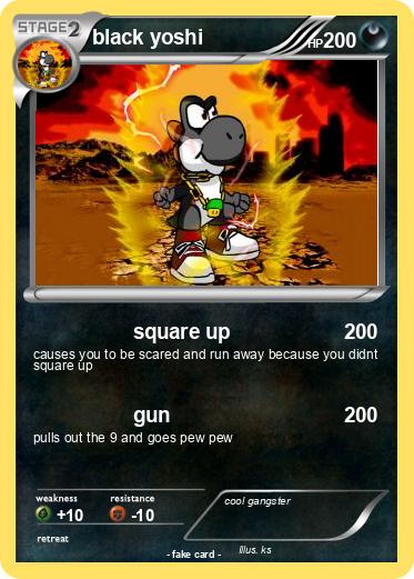 Pokemon black yoshi