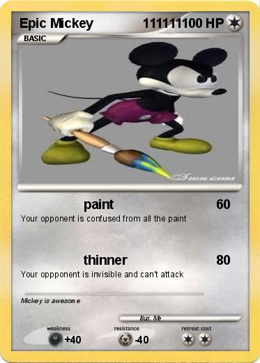 Pokemon Epic Mickey              111111