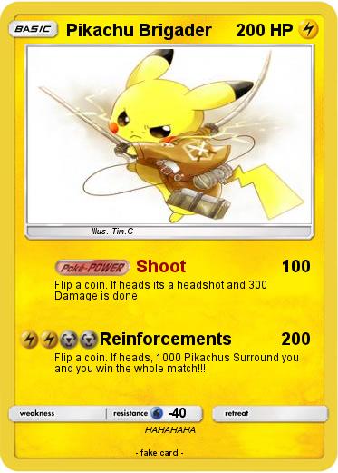 Pokemon Pikachu Brigader