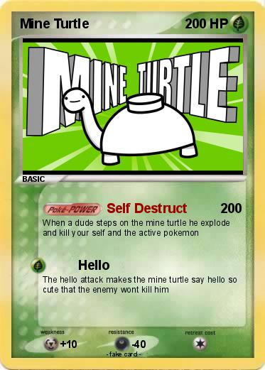Pokemon Mine Turtle