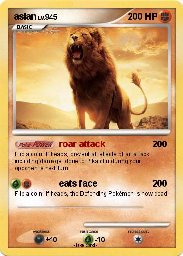 Pokemon aslan