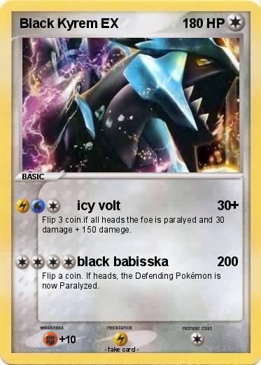 Pokemon Black Kyrem EX