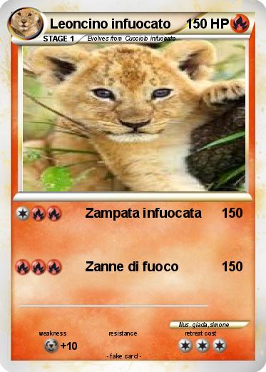 Pokemon Leoncino infuocato