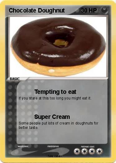Pokemon Chocolate Doughnut