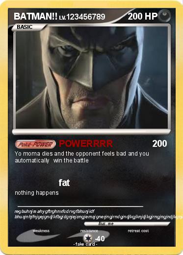 Pokemon BATMAN!!