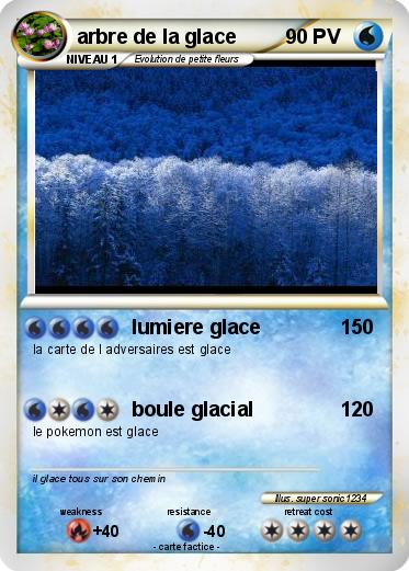 Pokemon arbre de la glace