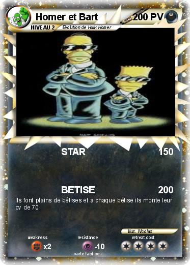 Pokemon Homer et Bart
