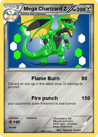 Pokemon Mega Charizard Z