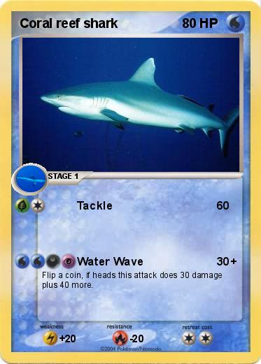 Pokemon Coral reef shark