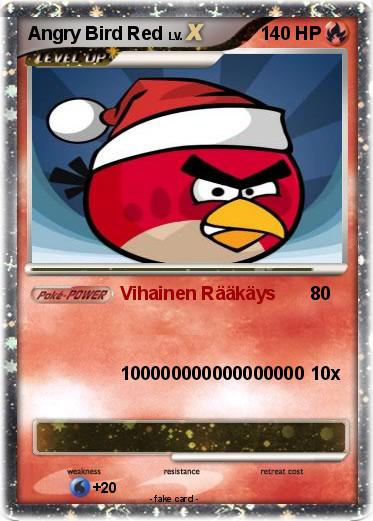 Pokemon Angry Bird Red
