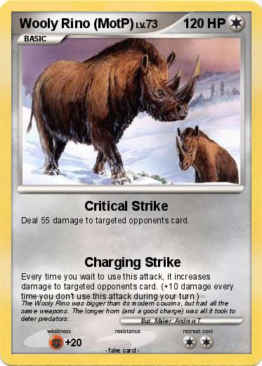 Pokemon Wooly Rino (MotP)