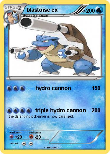 Pokemon blastoise ex