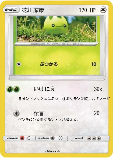 Pokemon 徳川家康