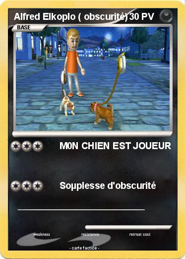 Pokemon Alfred Elkoplo ( obscurité)