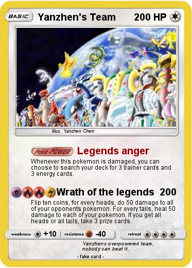 Pokemon Yanzhen's Team