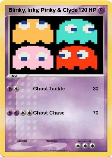 Pokemon Blinky, Inky, Pinky & Clyde
