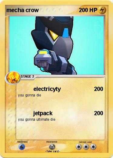 Pokemon mecha crow