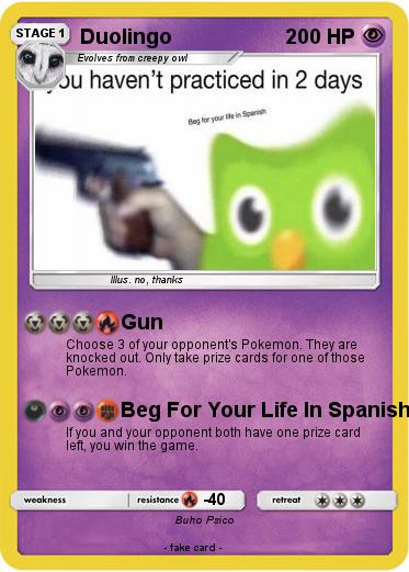 Pokemon Duolingo