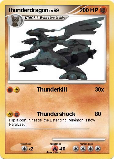 Pokemon thunderdragon