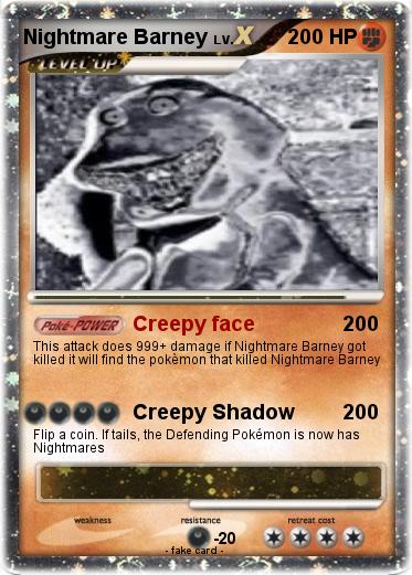 Pokemon Nightmare Barney