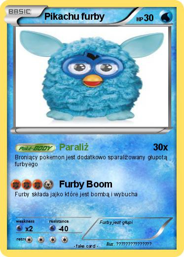 Pokemon Pikachu furby