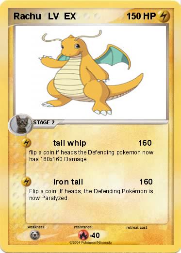 Pokemon Rachu   LV  EX                