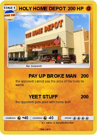 Pokemon HOLY HOME DEPOT