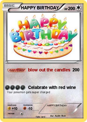 Pokemon HAPPY BIRTHDAY