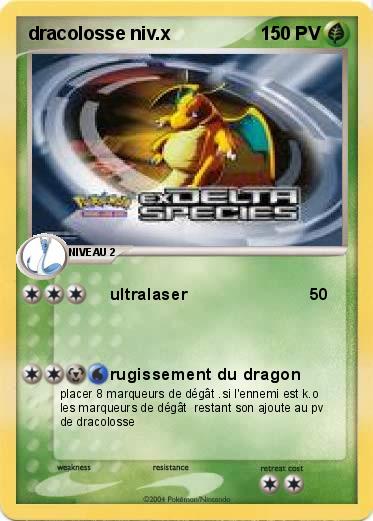 Pokemon dracolosse niv.x