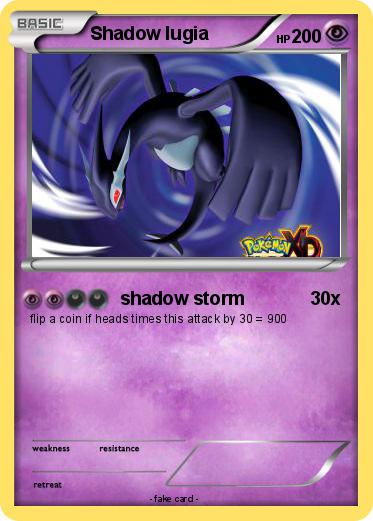 Pokemon Shadow lugia