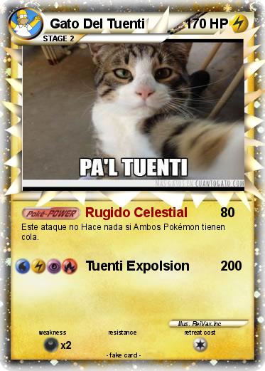 Pokemon Gato Del Tuenti