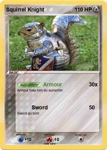 Pokemon Squirrel Knight