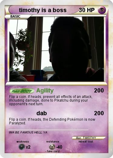 Pokemon timothy is a boss