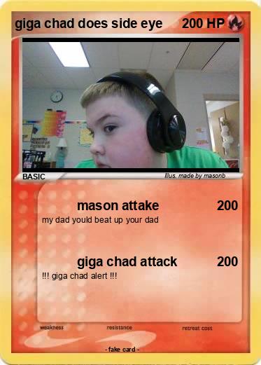 Pokemon giga chad does side eye