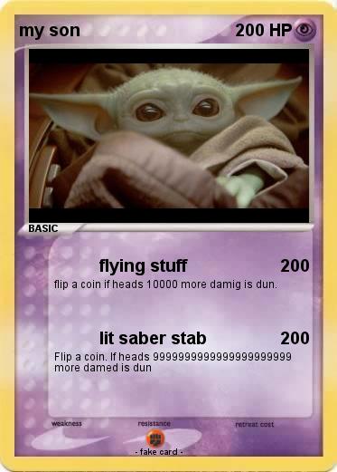 Pokemon my son