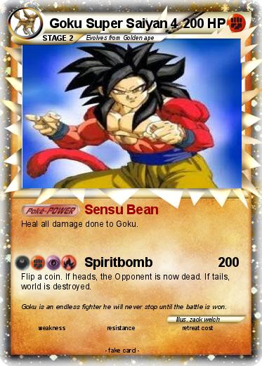 Pokemon Goku Super Saiyan 4