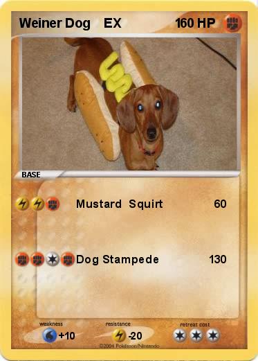 Pokemon Weiner Dog    EX               1