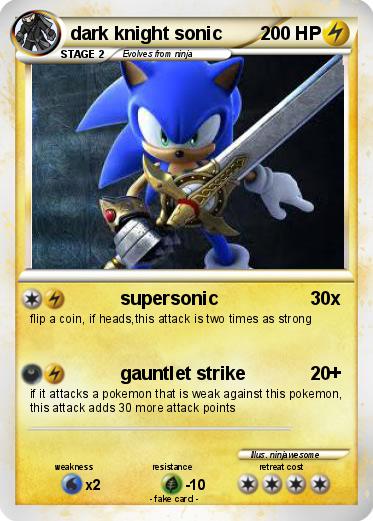 Pokemon dark knight sonic