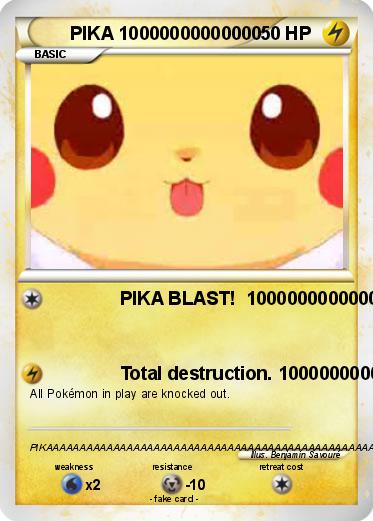 Pokemon PIKA 10000000000000